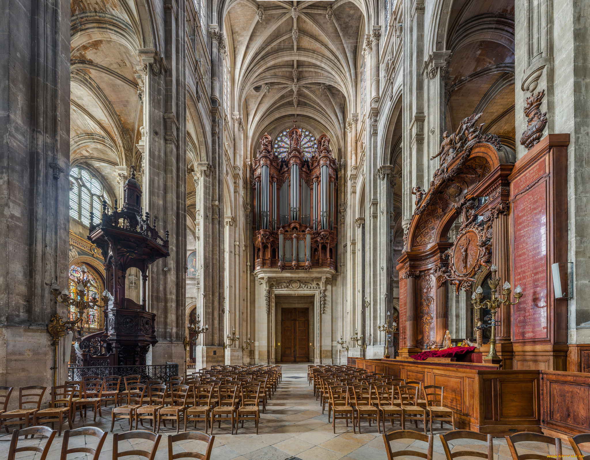 church of saint eustache,  paris,  france, , ,   , , 